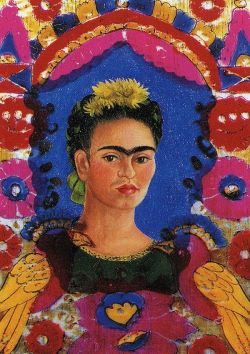 frida painting the frame