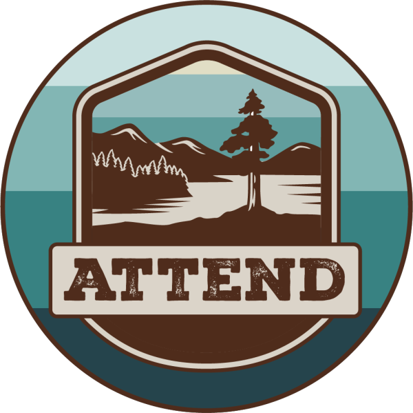 "Attend" activity badge
