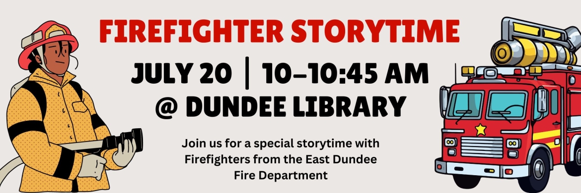 Firefighter storytime July 20
