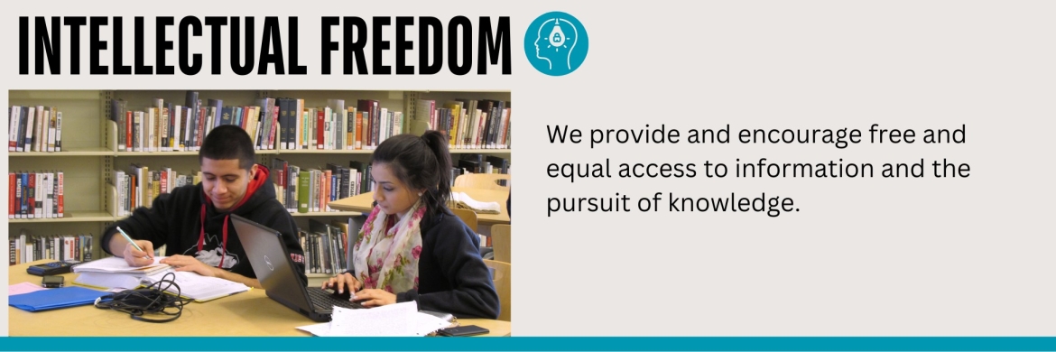 Intellectual Freedom: We provide and encourage free and equal access to information