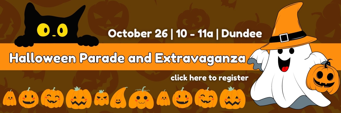 Halloween Parade and Extravaganza on October 26 at the Dundee Library Branch