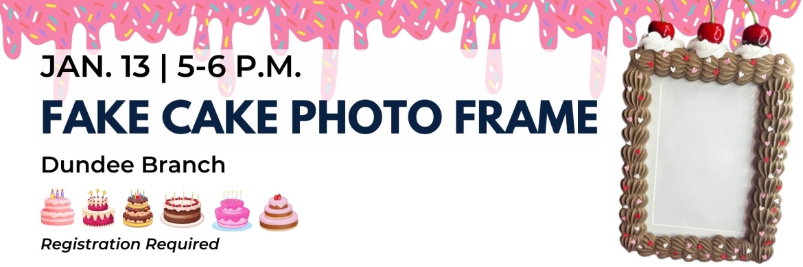 Fake Cake Photo Frame